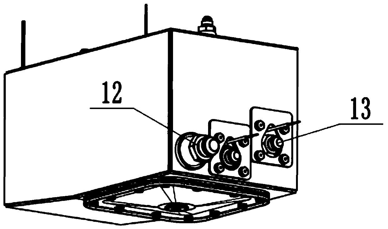 Intermediate oil supply device of fuel system