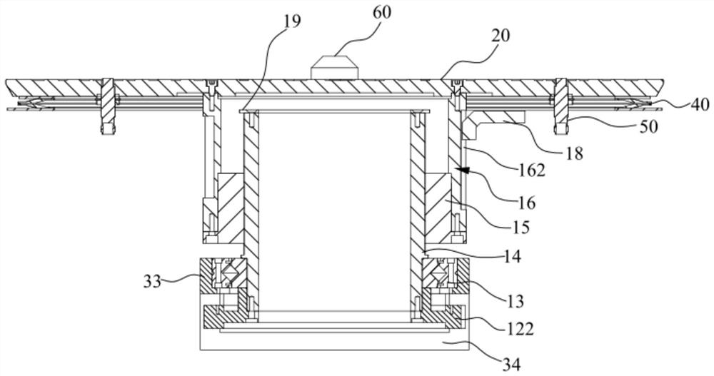 Jacking device and AGV