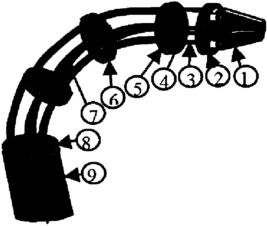 Flexible robot capable of extending and bending simultaneously and reserved with instrument channels