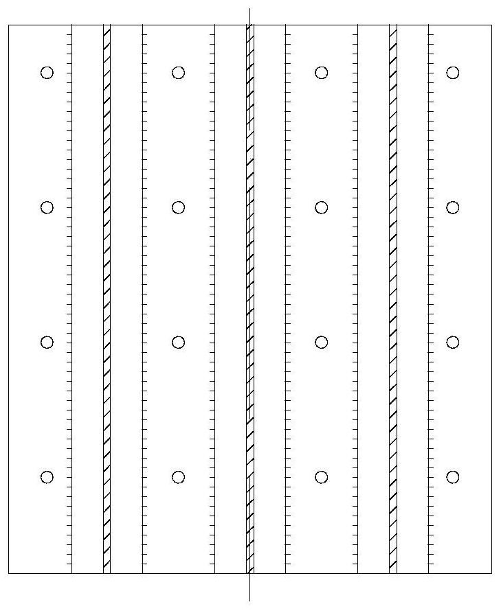 A non-contact connection reinforcement device for parallel single-column pier bridges