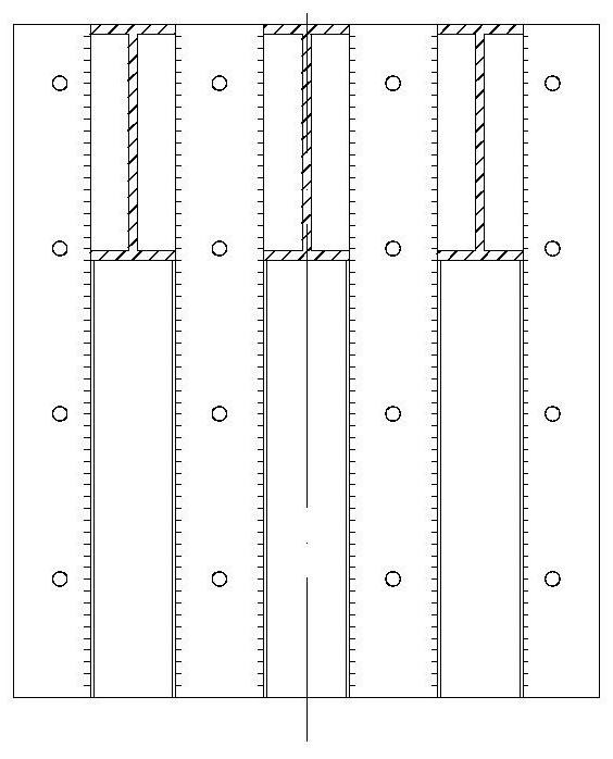 A non-contact connection reinforcement device for parallel single-column pier bridges