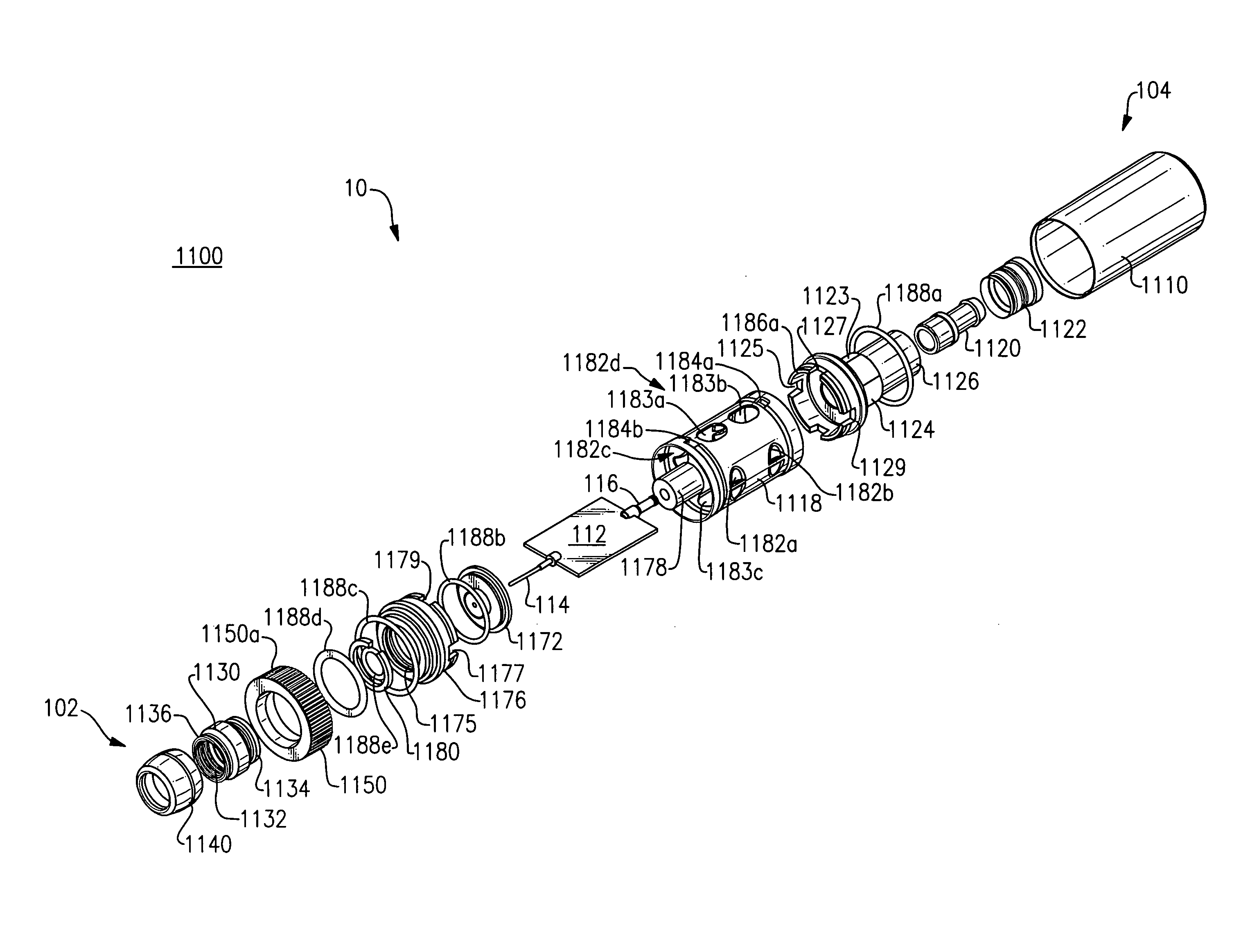 Integrated filter connector