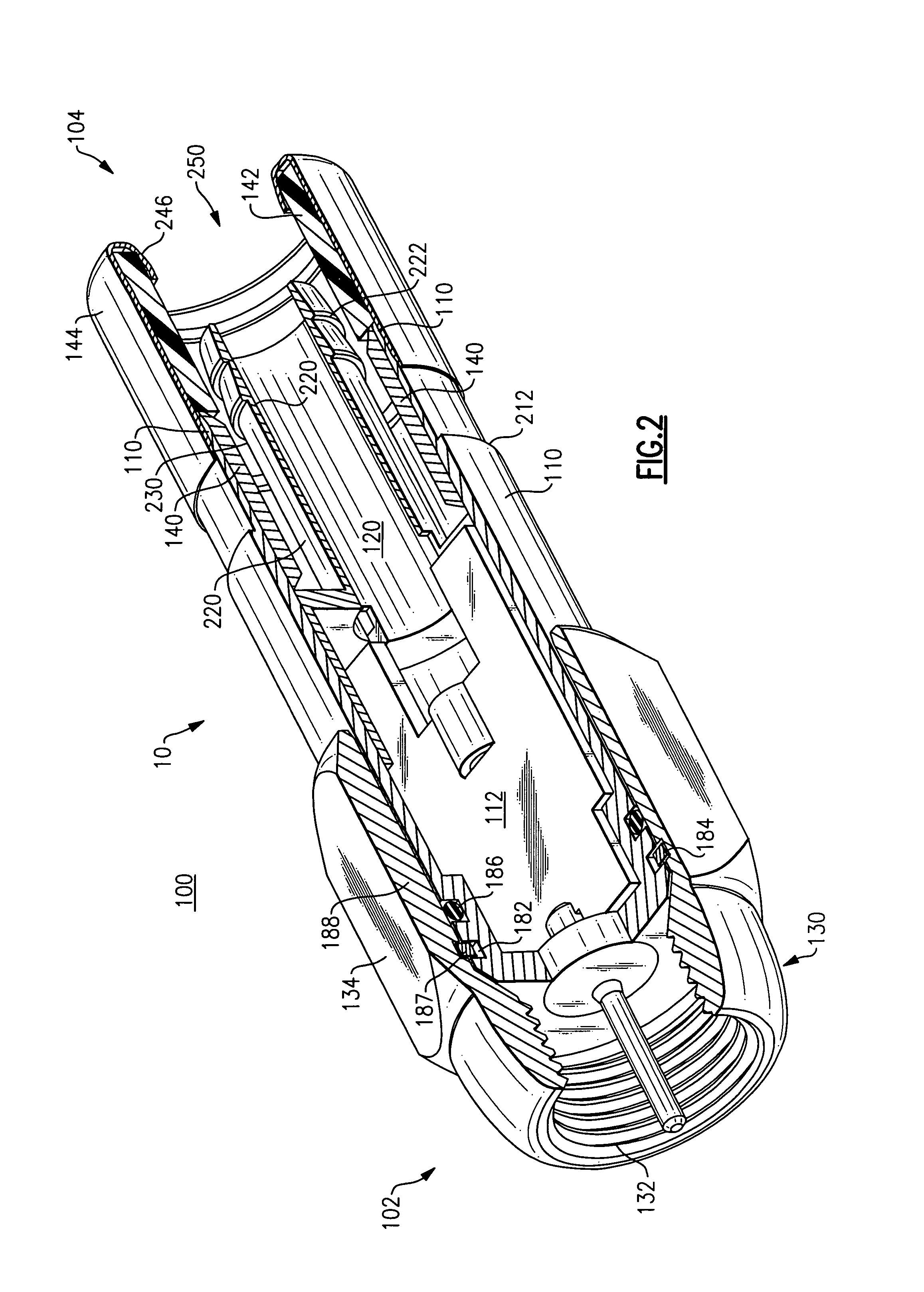 Integrated filter connector