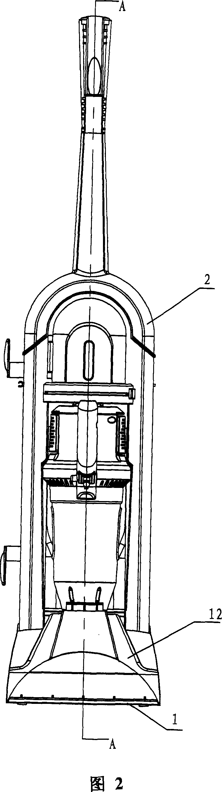 Wet-type cleaning device