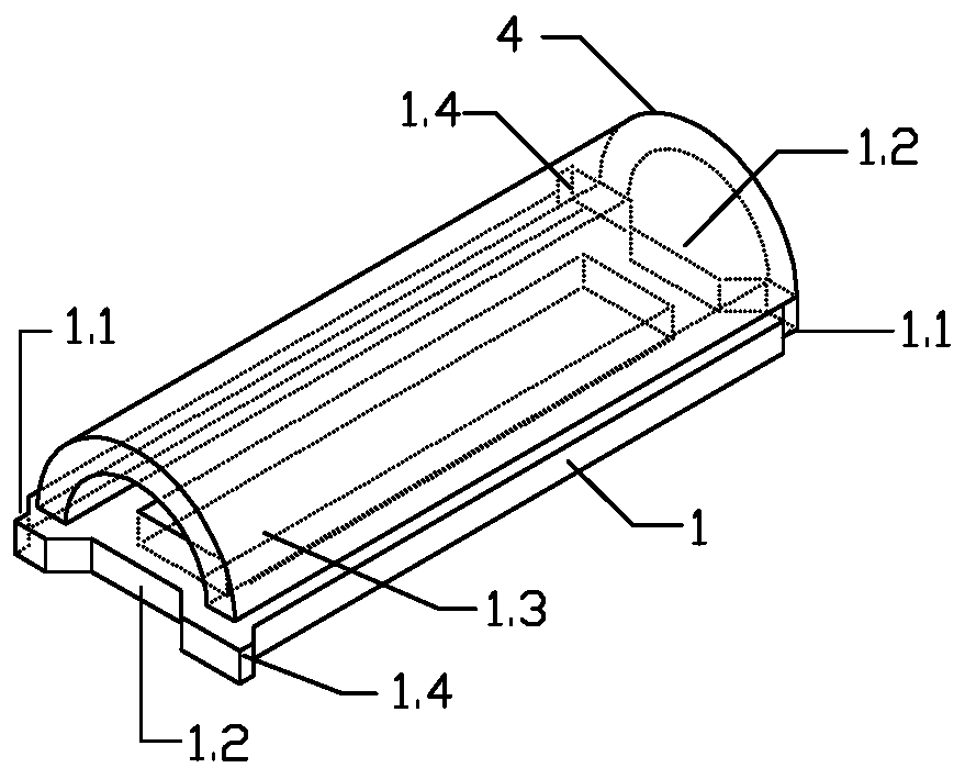 Biological channel type garden road and laying method thereof