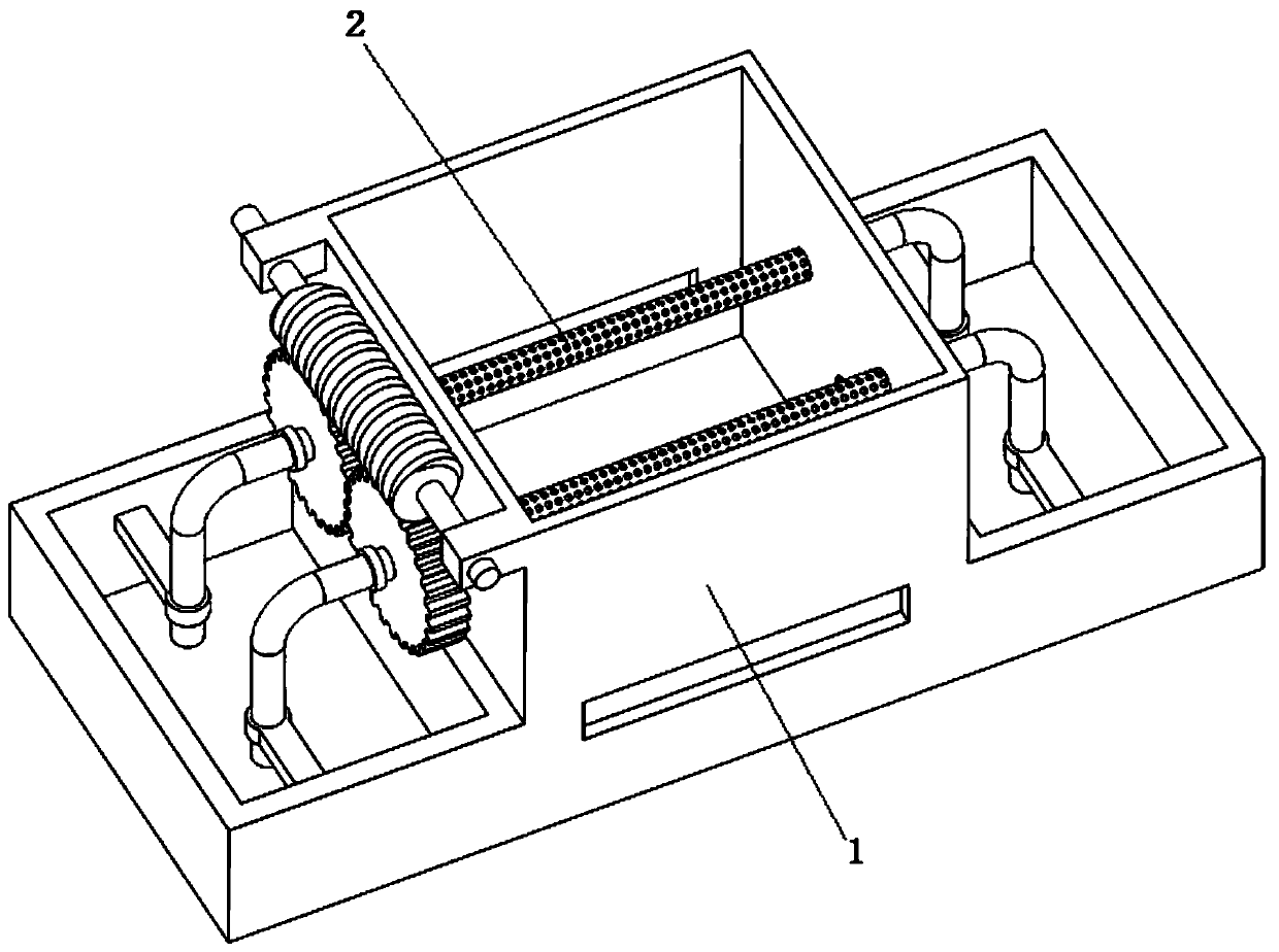 Etching device for solar cell production