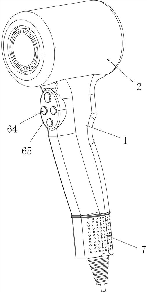 Hair drier with high wind speed