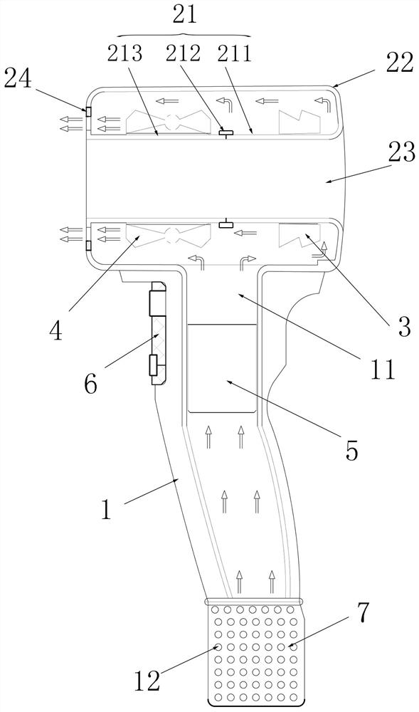 Hair drier with high wind speed