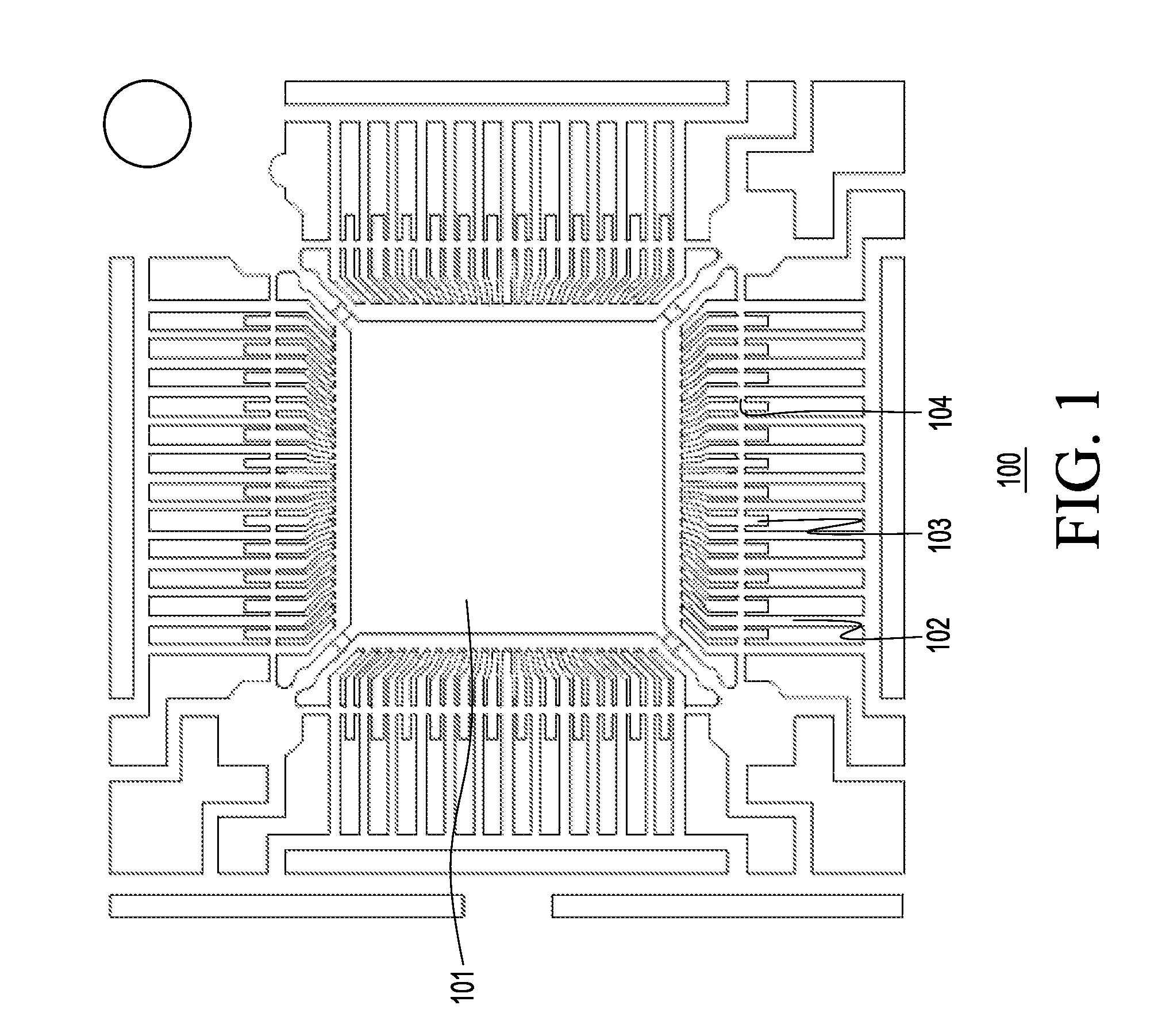 Semiconductor device with webbing between leads