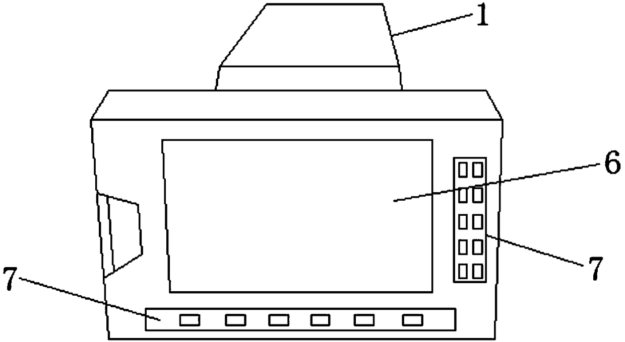 Simple and easy-to-use laser night vision device