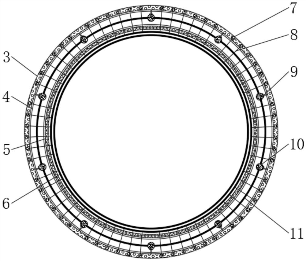 Tire detection control equipment based on wireless network and use method thereof