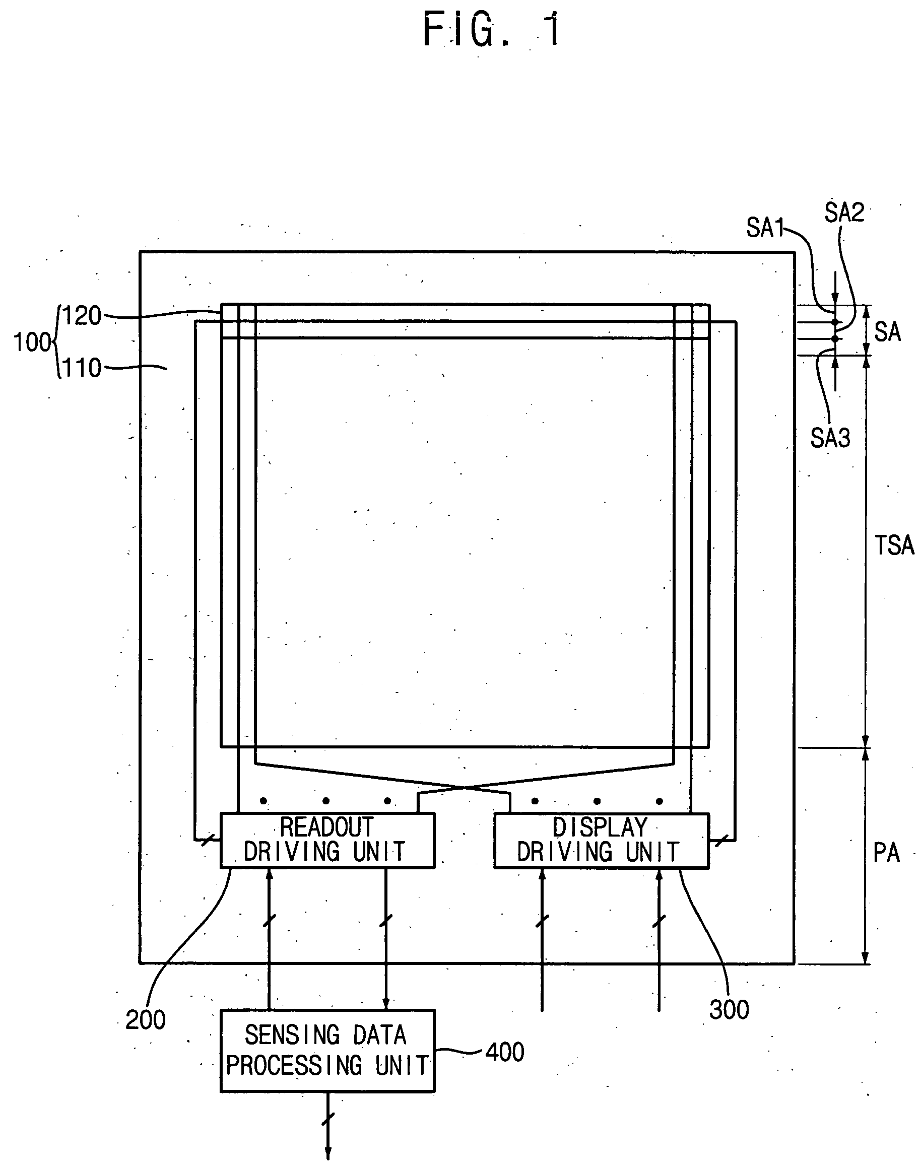 Touch position detecting device, method of detecting touch position and touch screen display device having the same