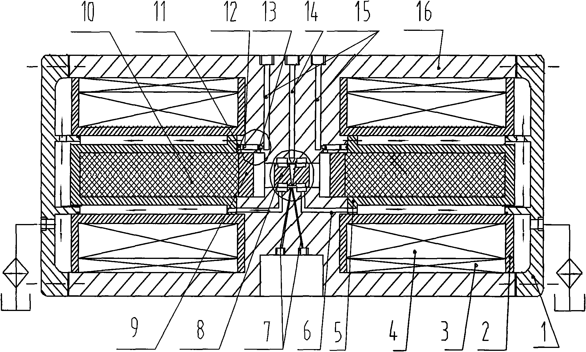 Super magnetostrictive actuator driving single-stage direct-acting jet pipe servo valve