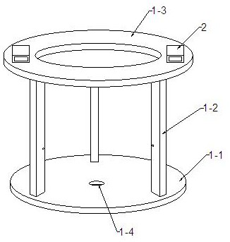 Anti-falling bearing device for structural column