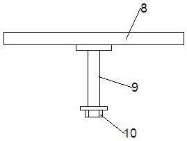 Anti-falling bearing device for structural column