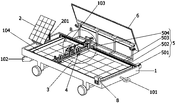 New energy intelligent drying vehicle