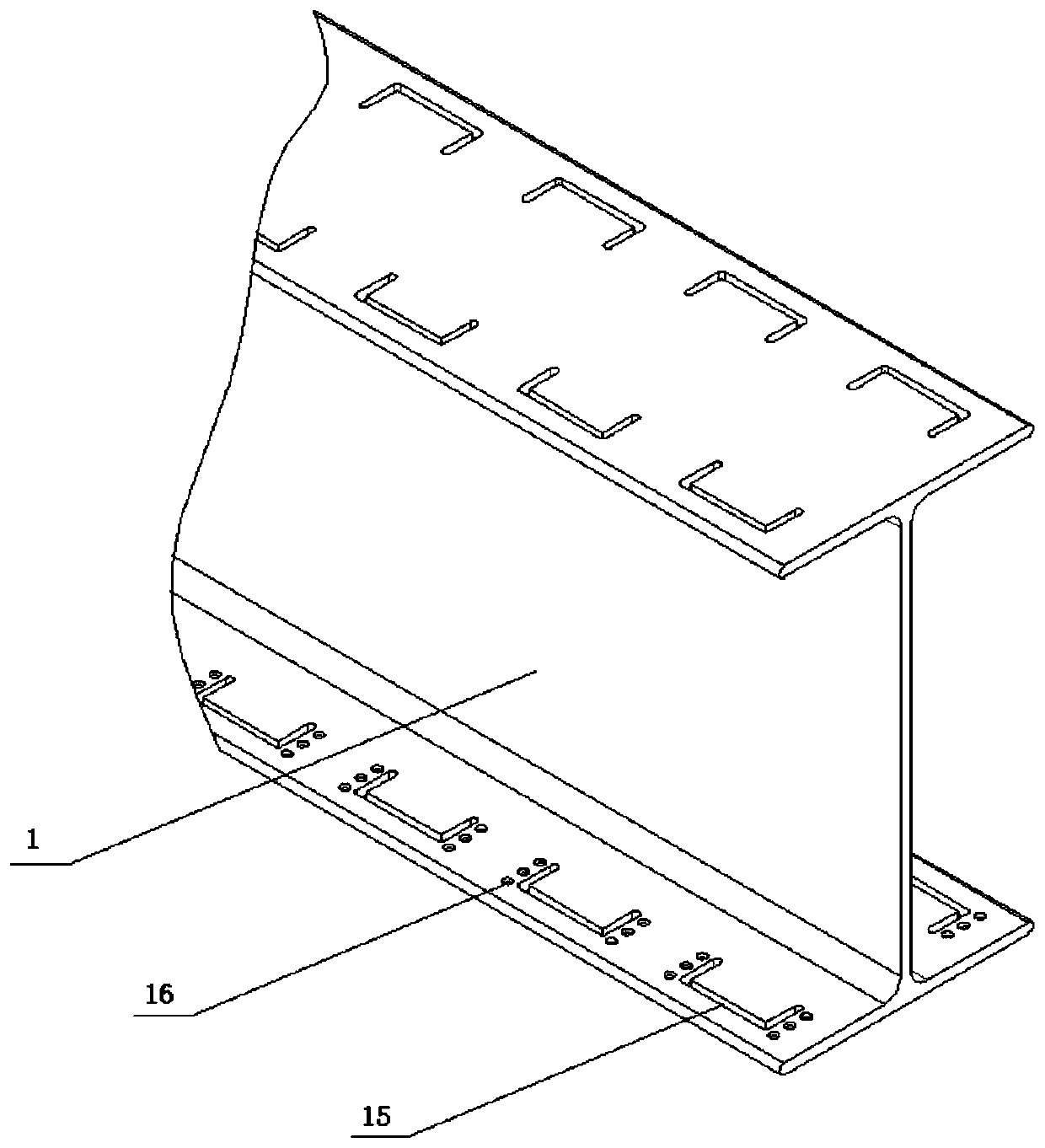 Steel structure beam