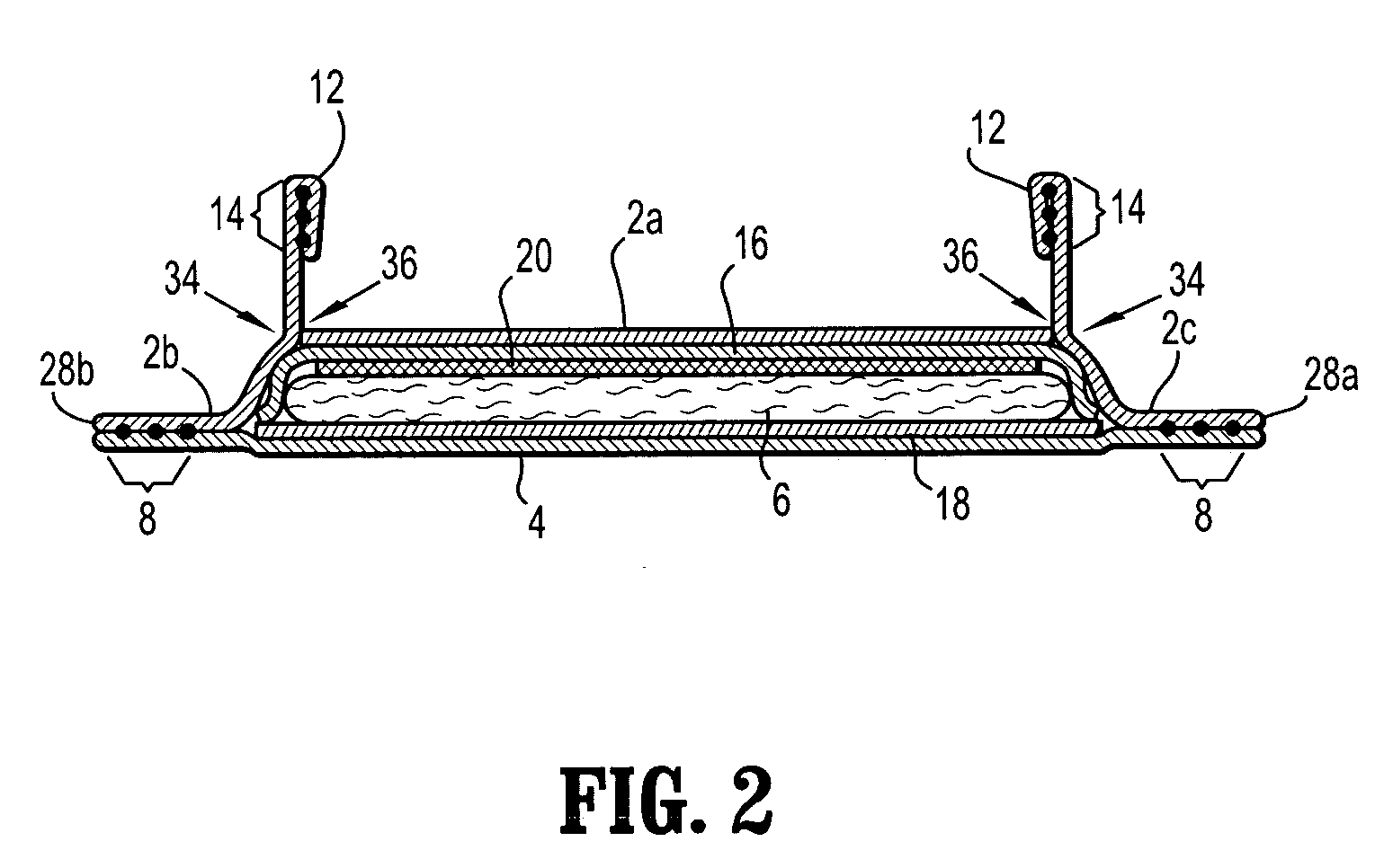 Tow-based absorbent articles with a single casing sheet