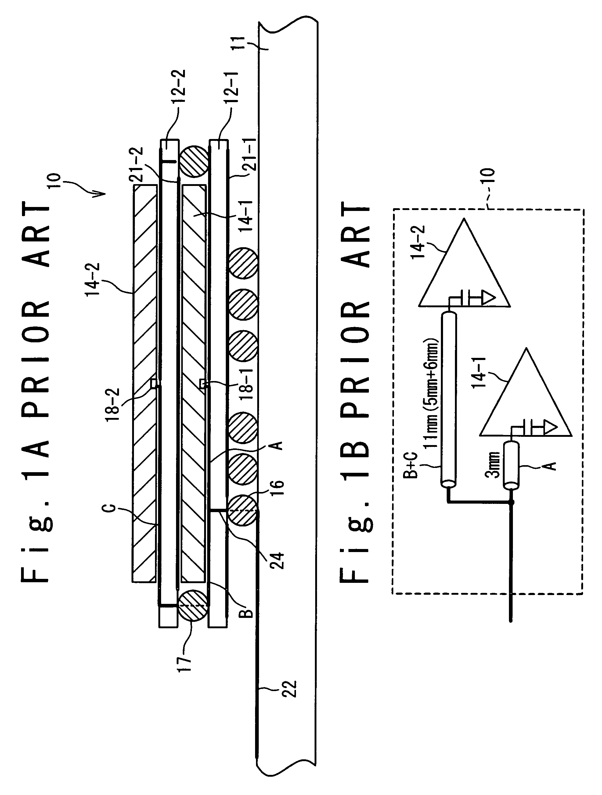 Stacked semiconductor device and semiconductor memory module