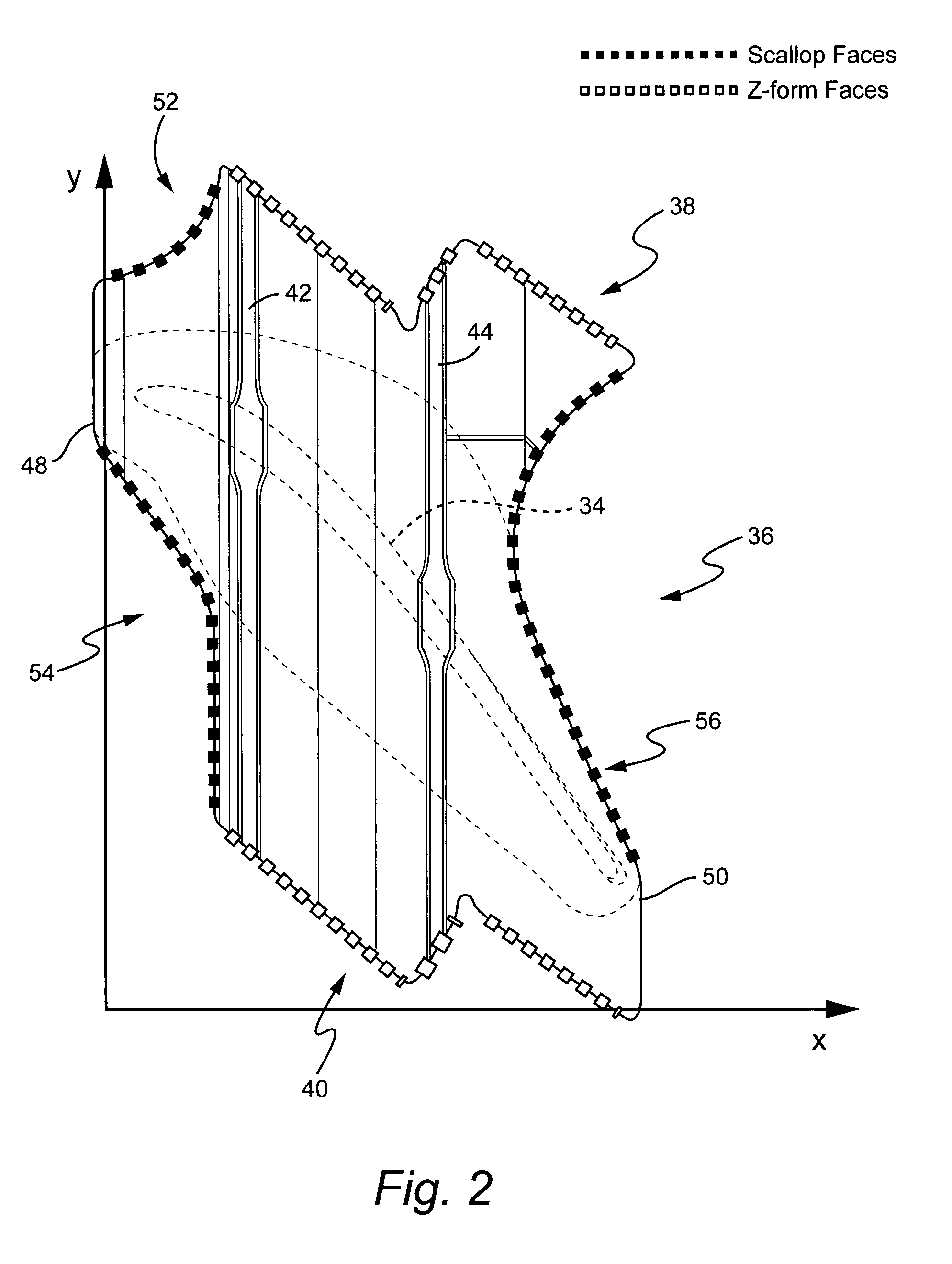 Turbine bucket tip shroud edge profile