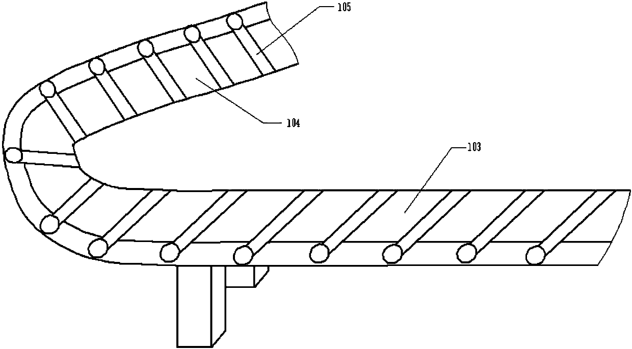 Dedusting and drying device for LED lamp