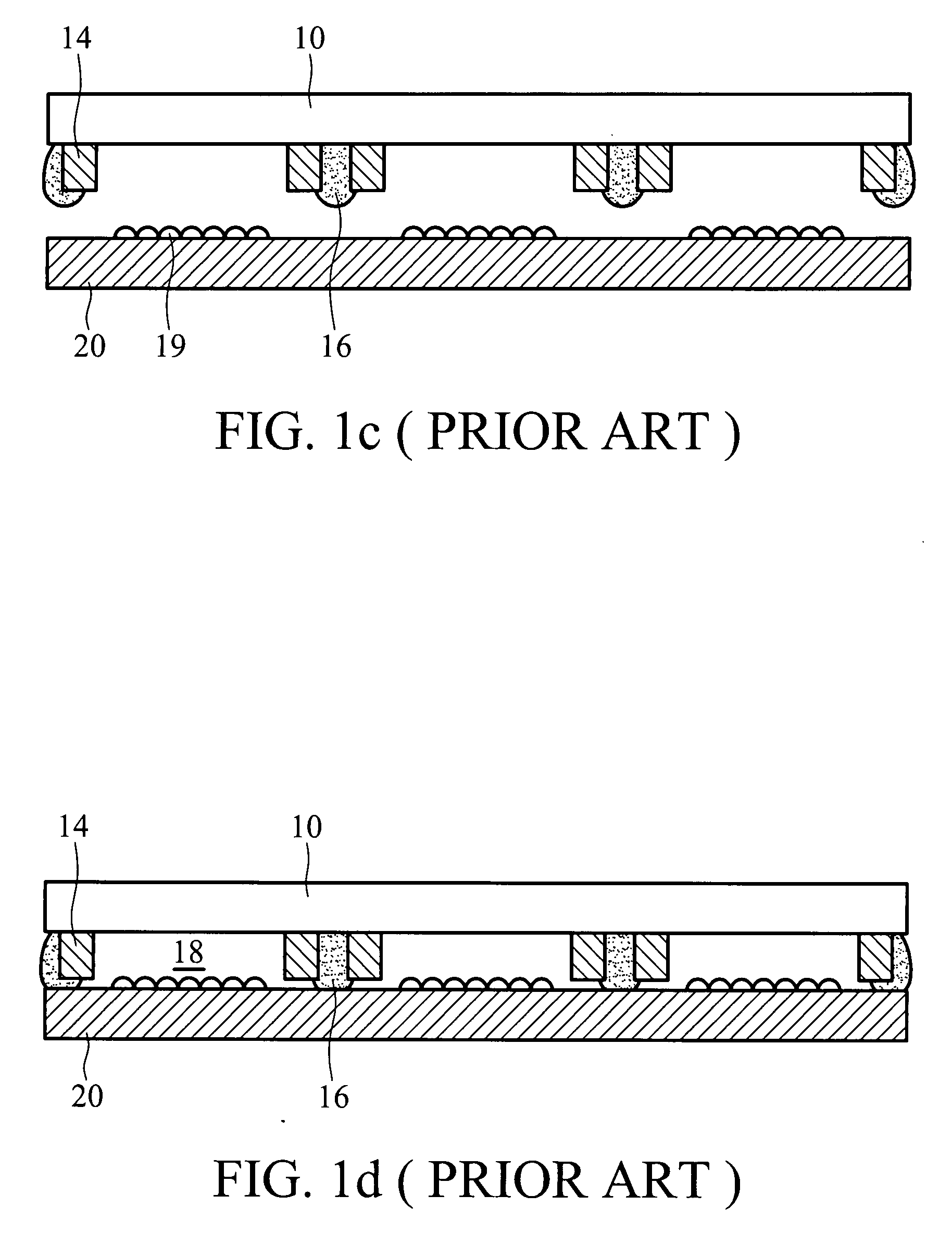 Glass dam structures for imaging devices chip scale package