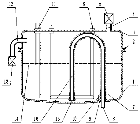 Boiling type tap water heating tank