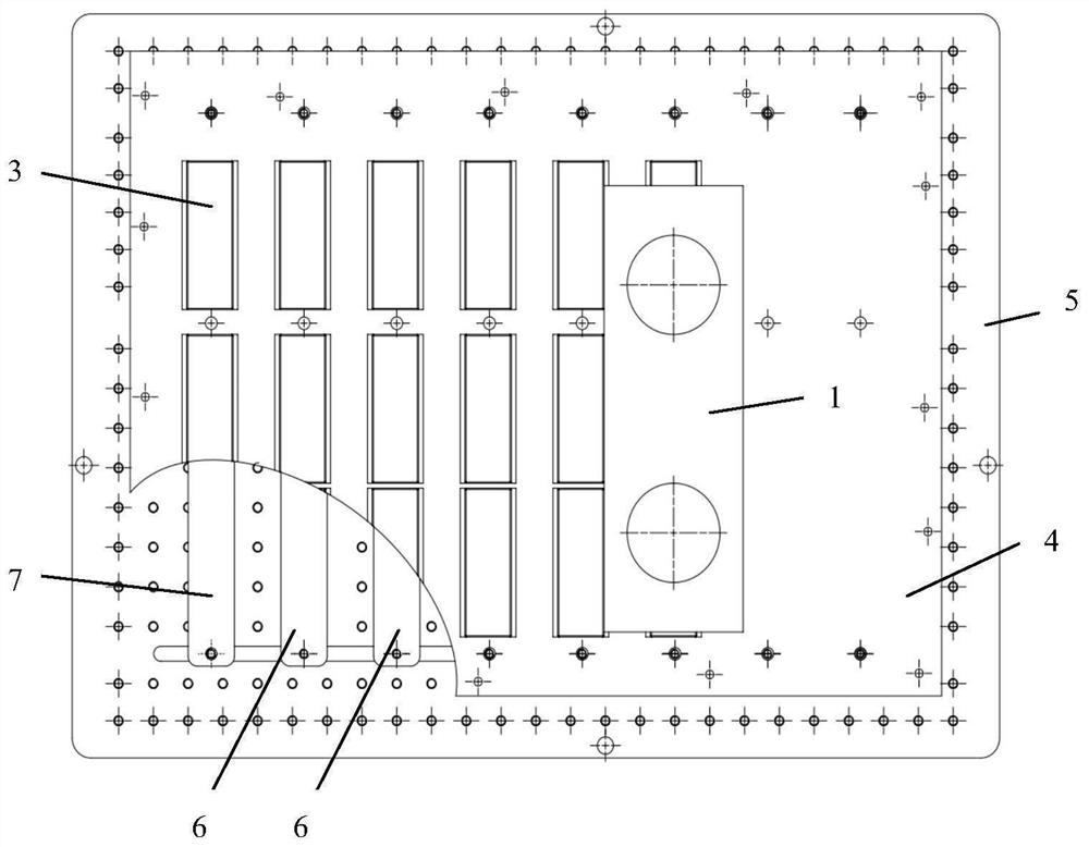 PCB and connector flat pressing type crimping tool