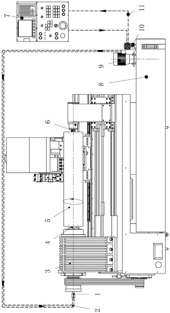 Vibration preventing device for plate roller outer circle machining