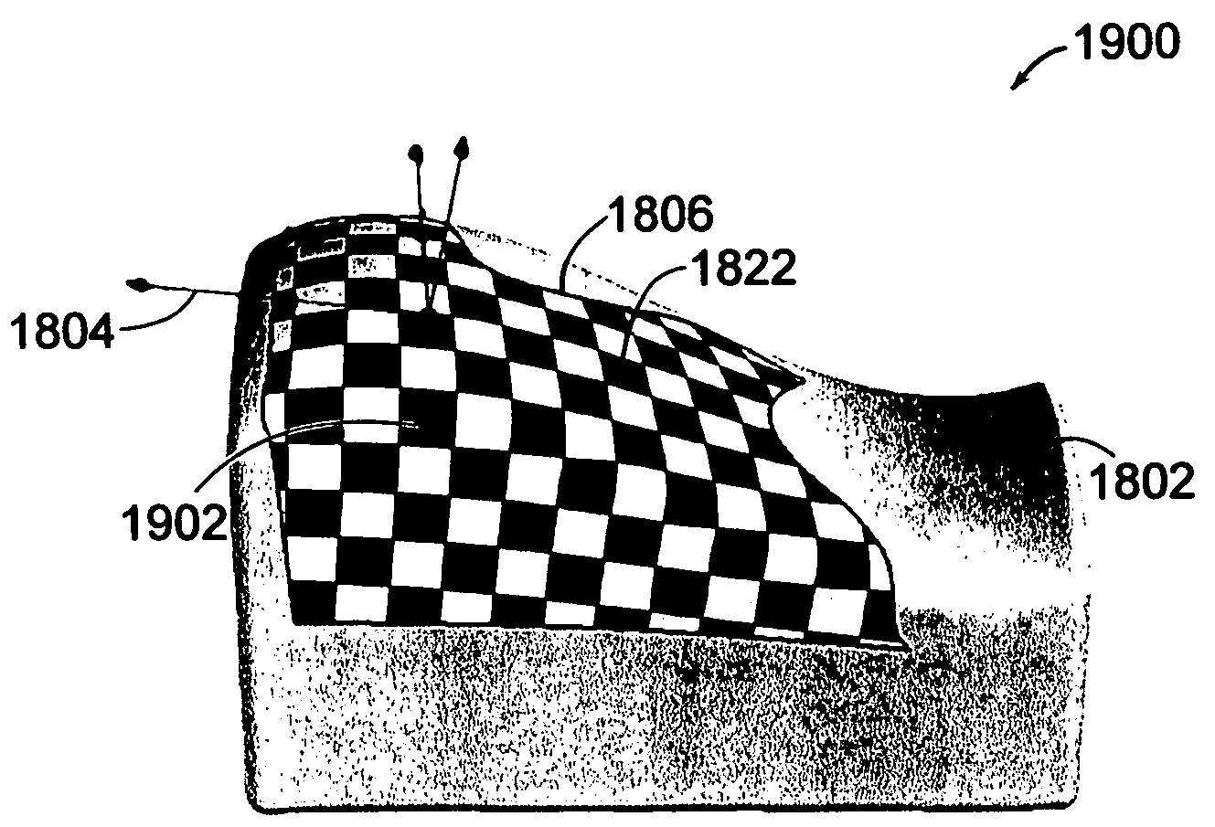 Haptic graphical user interface for adjusting mapped texture