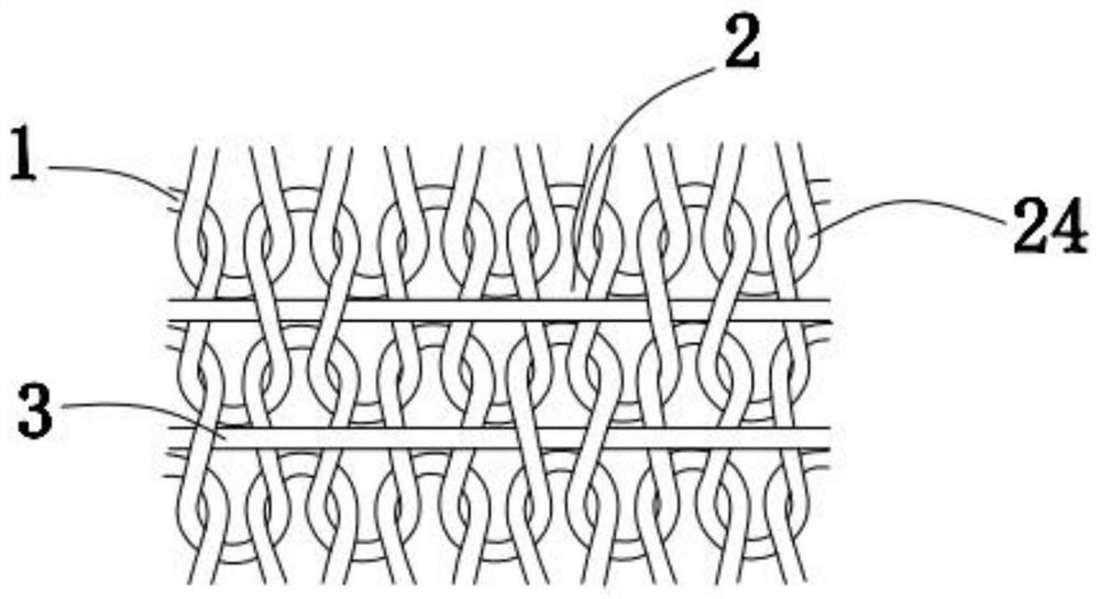 Weaving method and weaving equipment for perspiration single-sided exposure-proof knitted fabric