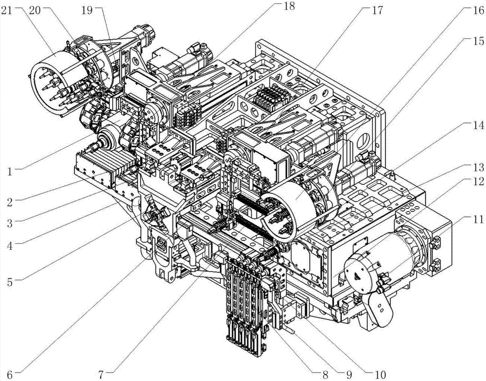 A multifunctional end effector for automatic drilling and riveting machine