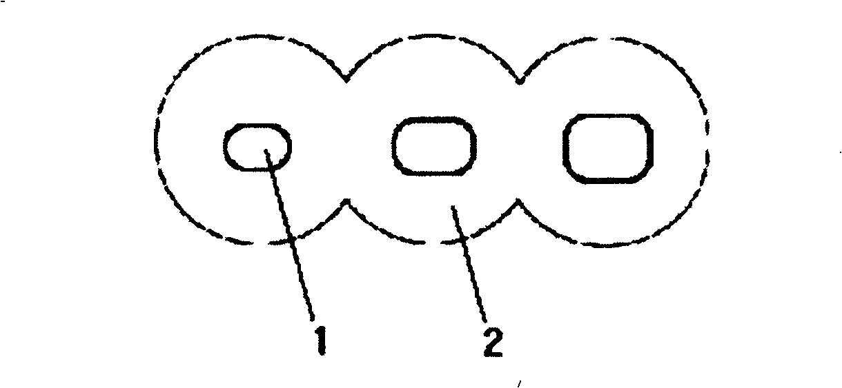 Channels and network vessels regulation magnetic therapy plaster