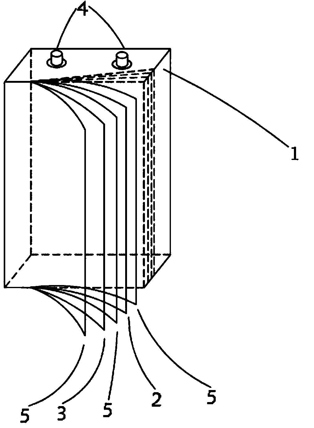 Low-temperature lithium iron phosphate lithium-ion power battery