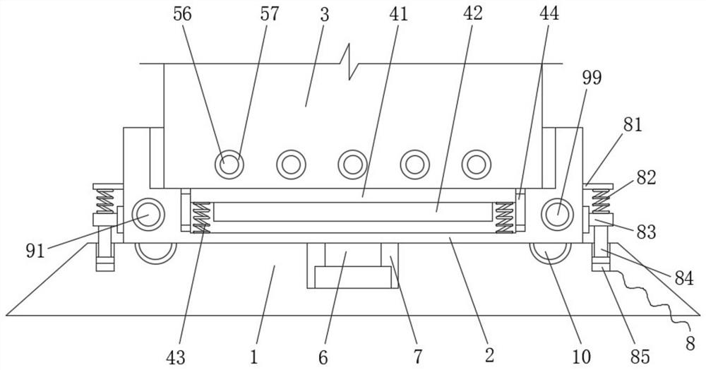 Convenient-to-disassemble supporting frame base with angle conversion function for assembly building