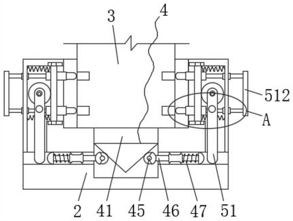 Convenient-to-disassemble supporting frame base with angle conversion function for assembly building