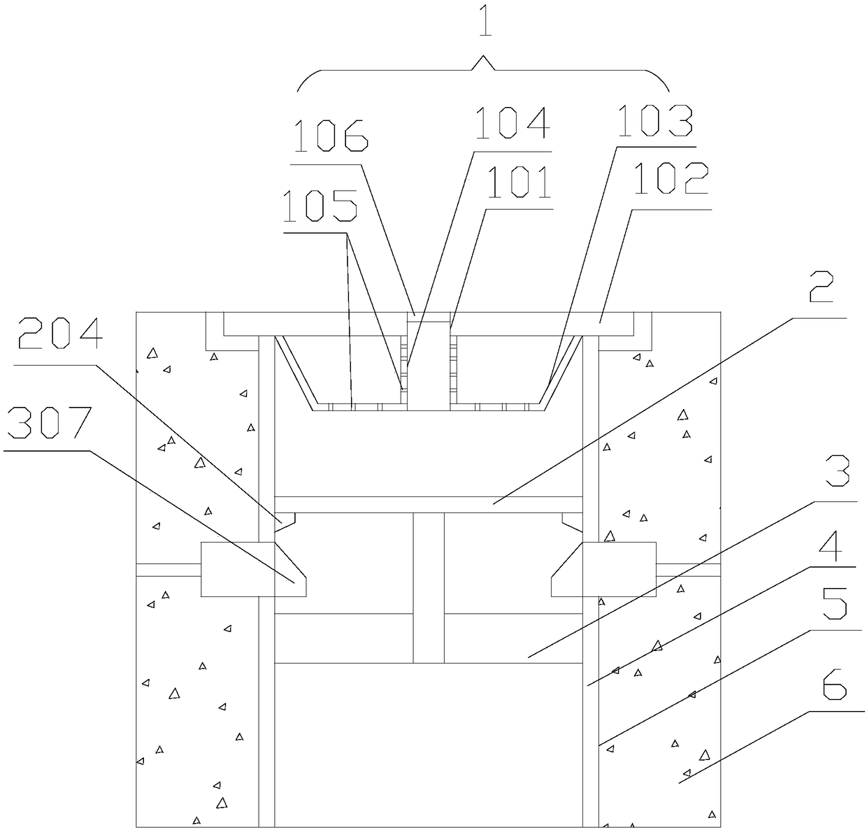 Anti-falling safety well lid assembly