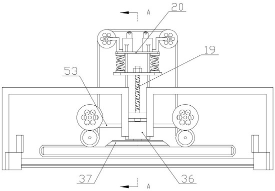 A self-preloading type plate grinding and polishing device and using method thereof