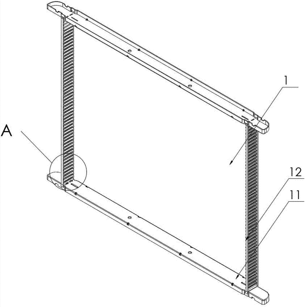 Automobile aluminum-made water tank radiator