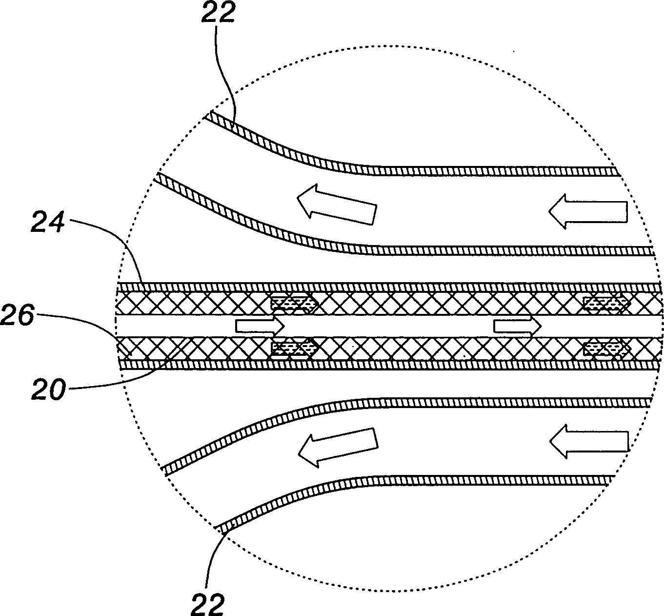 Heat exchange assembly for looped heat pipe