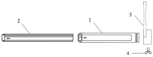 Scapular glenoid bone grafting device under minimally invasive condition