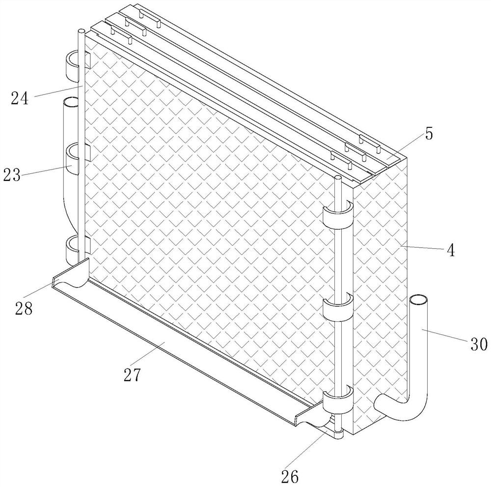 Goaf acid wastewater treatment structure and method