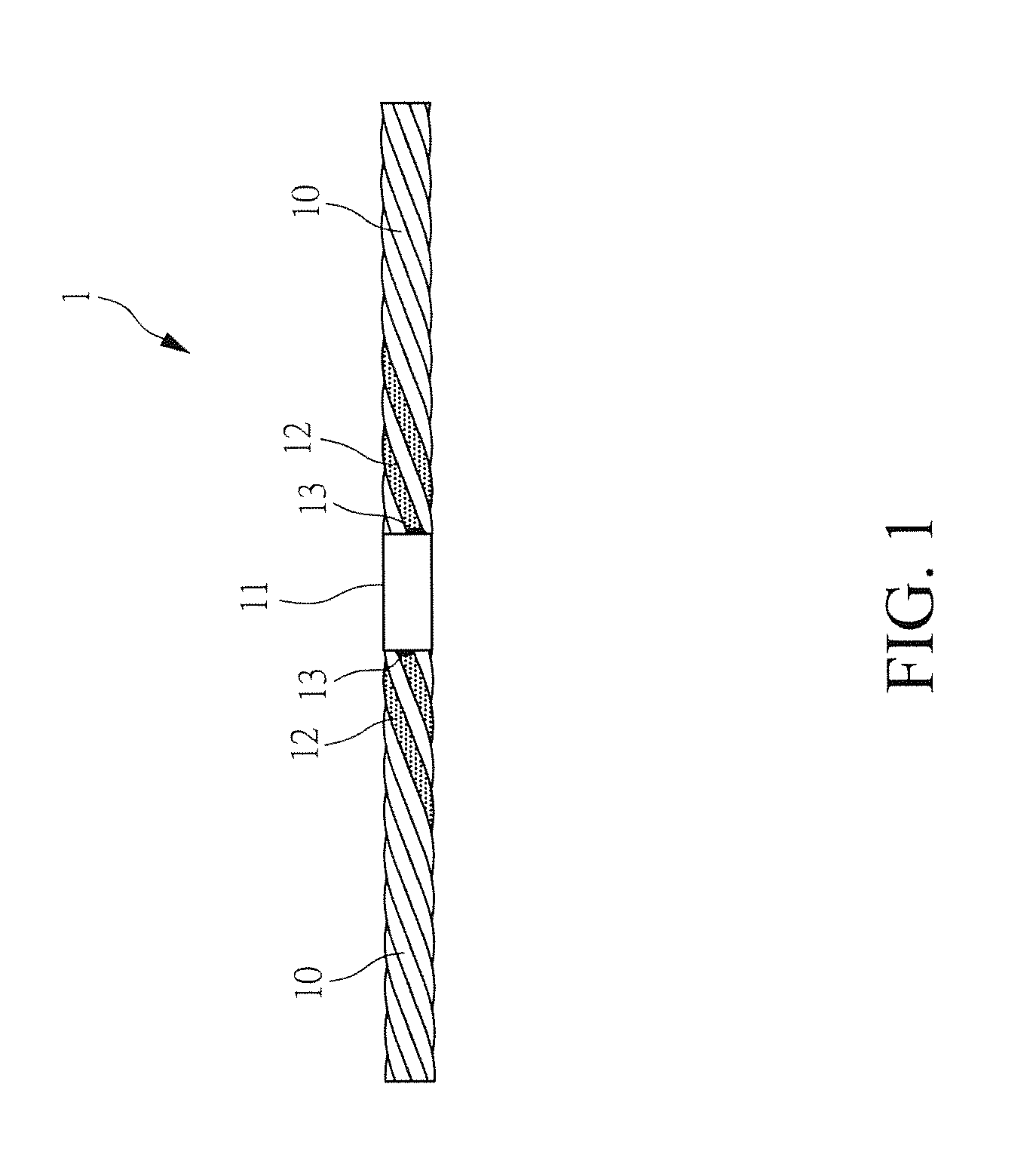 Structure of textile