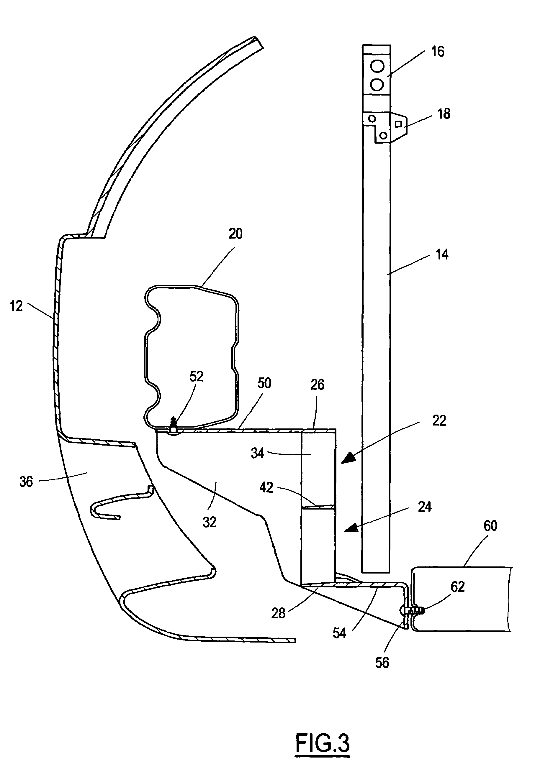 A/C condenser damage protection device