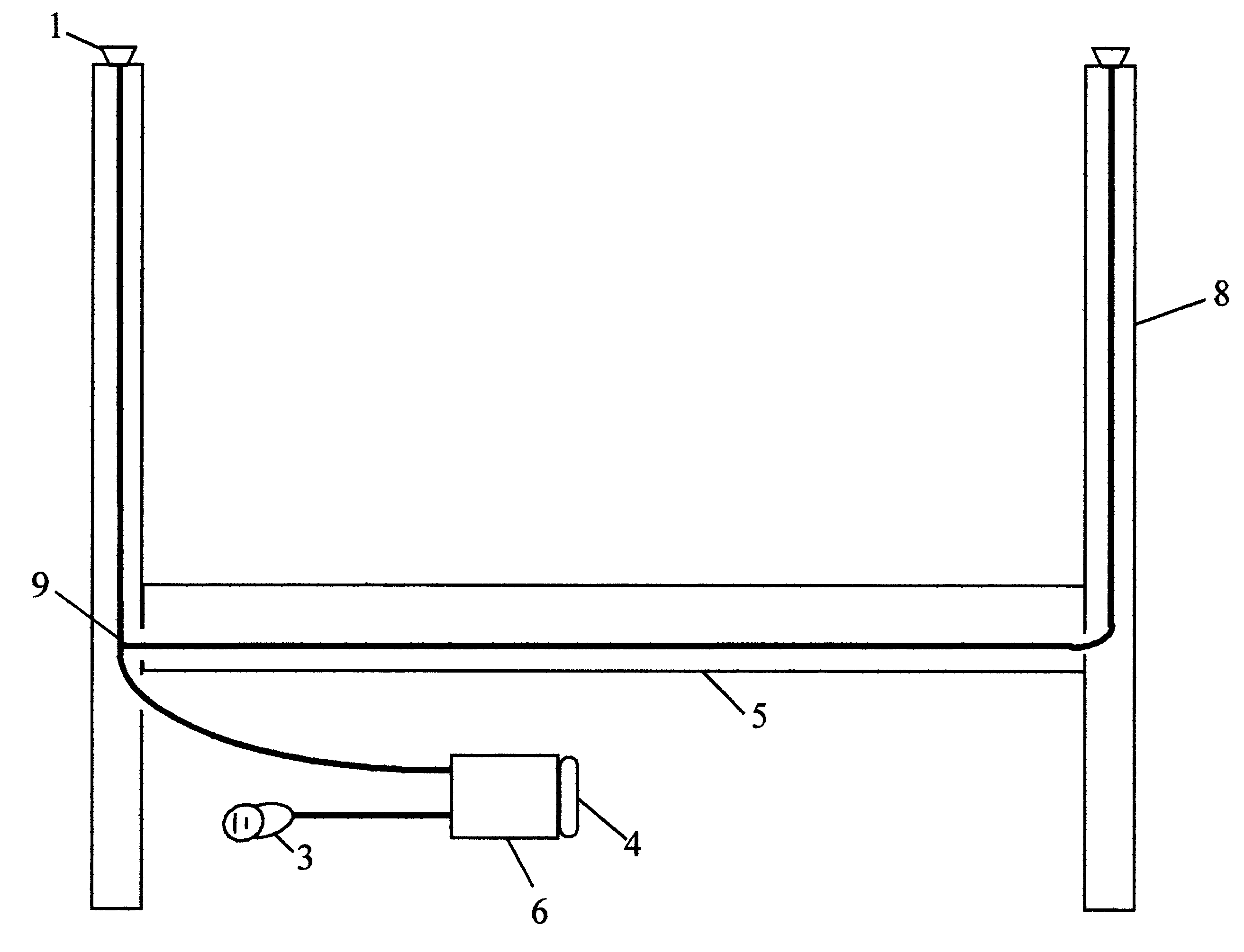 Multifunctional illumination system for furniture, and a bedstead of tubular construction employing this device