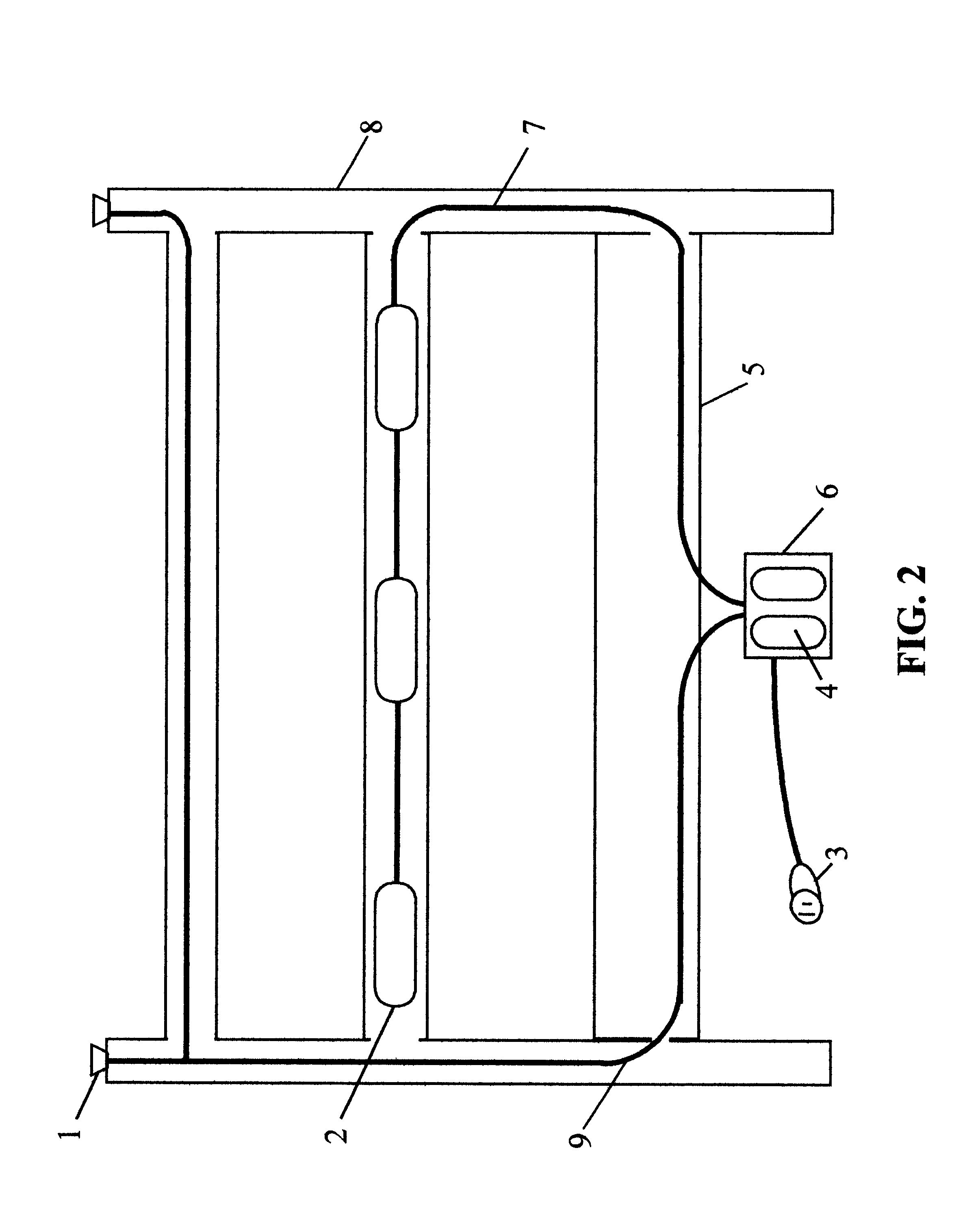 Multifunctional illumination system for furniture, and a bedstead of tubular construction employing this device