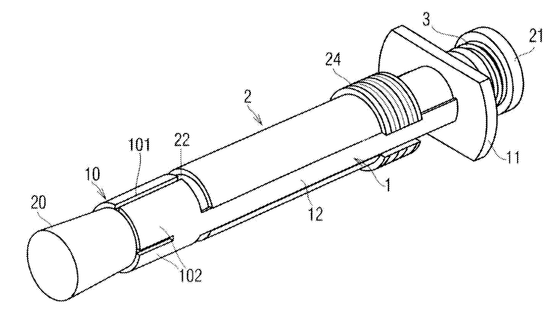 Removable anchoring device usable as a suspension bolt