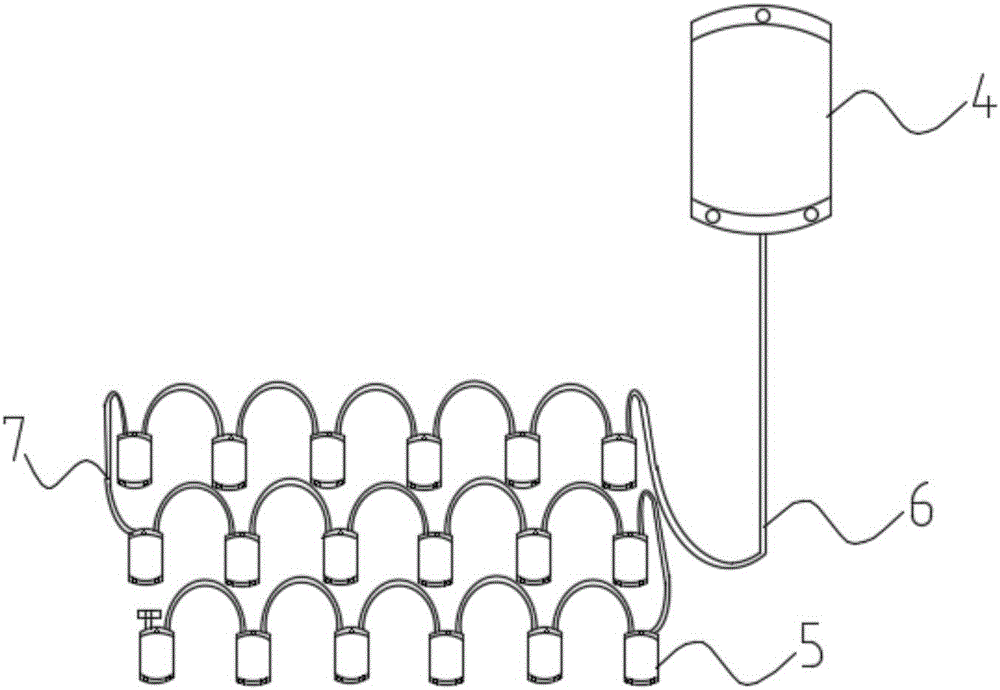 Automatic quantitative separate filling device for blood plasma