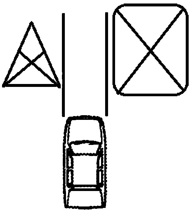 Vehicle projection illumination display system based on vision processing and sensor technology