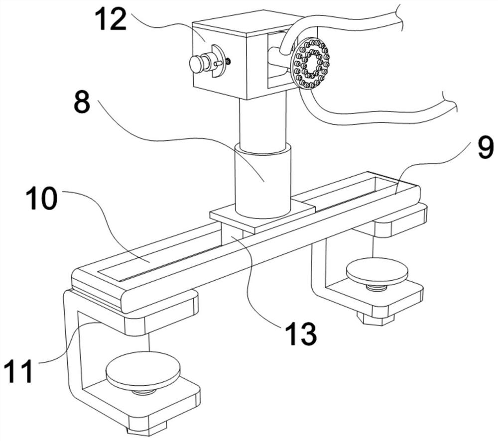 Chemotherapy nursing device for medical oncology and working method thereof